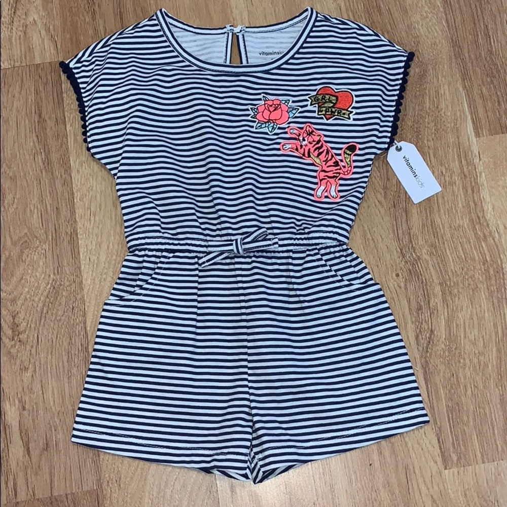 NWT vitamin kids romper